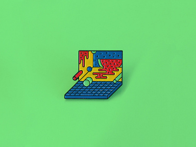 Author Reward Pin dropbox enamel pin watermelon