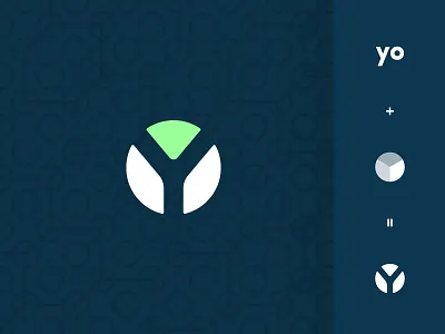 Yo Portfolio - icon financial icon logo logo construction neon portfolio simple stocks yo