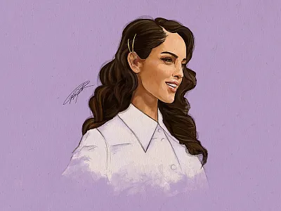 Eiza Gonzales - Digital Illustration art babydriver drawing edmonton eizagonzales illustration movie photoshop yeg