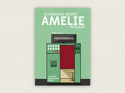 AMÉLIE movie poster amelie art graphic design movie poster poster retro