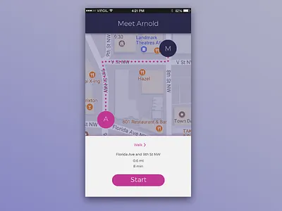Location Screen daily ui 020 location tracker