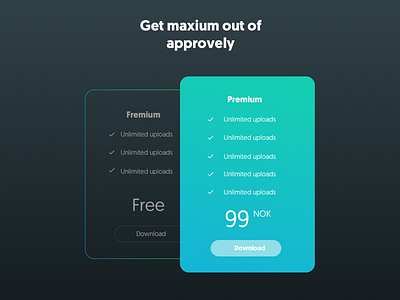 Pricing model concept forms freemium model premium pricing srilanka ui ux