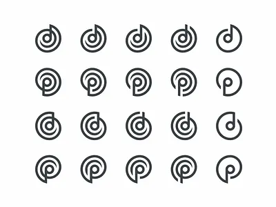 🐚 +🎵= Nautilus Music // logo exploration branding clean droste fibonacci golden logo minimalistic music musical nautilus note ratio