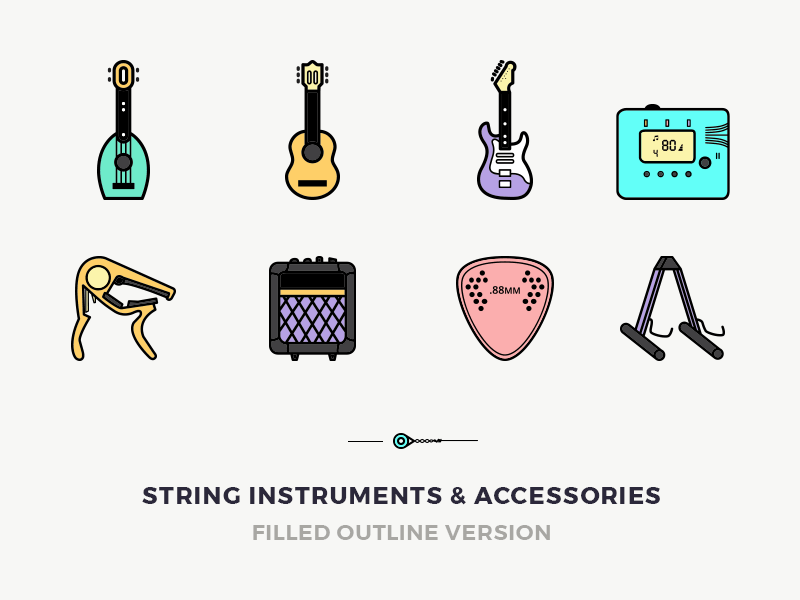 Strings Instruments designs, themes, templates and downloadable graphic ...