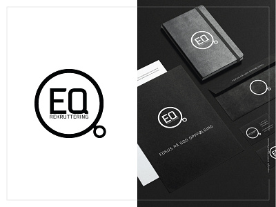 EQ Logotype black brand branding design graphic design logo logo design mark simple symbol type vector