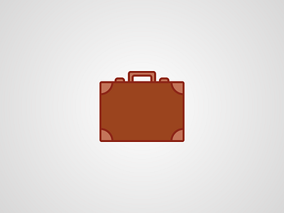 Flat Briefcase briefcase brown flat icon