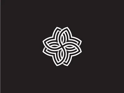 Flower floral flower icon leaf logo lotus mark symbol