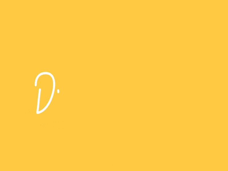Don't worry after effects animation be happy dont worry gif lettering line loop motion text typography