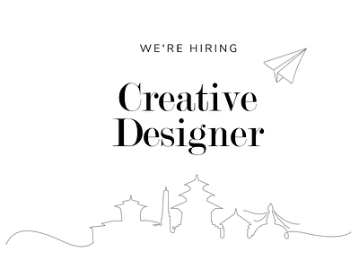 We're Hiring creative designer illustrator kathmandu ui ux