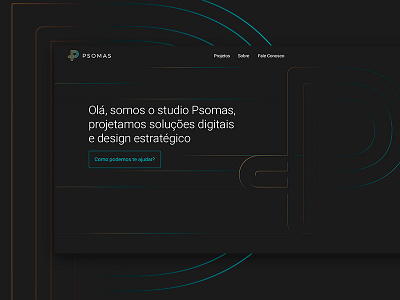 Psomas Homepage design interface site technology ui usability ux website