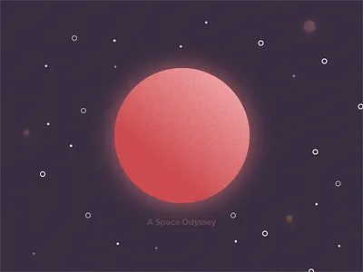 A Space Odyssey - Day 1 graphism planet sky space stars travel universe