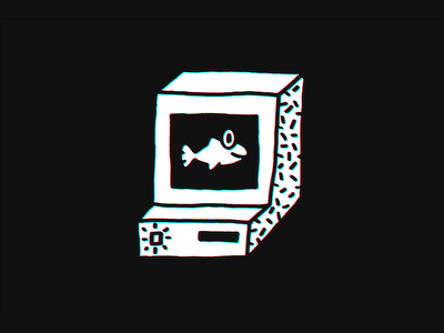 Fishtank 90s computer fish pc retro windows