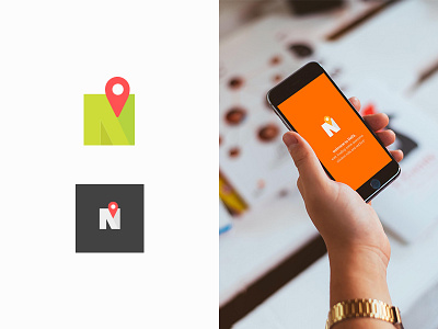 Brand Identity | Nearfox branding explore fox identity location logo map mockup nearby nearfox orange places