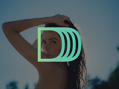 "D" Echo branding d echo icon identity logomark repeat wip