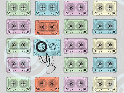 I love cassettes too cassettes illustrations mixtapes music