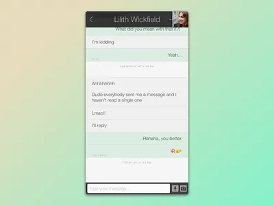 013 Direct Messaging 013 dailyui dm messaging ui