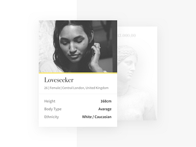 Can't tell 🙈 🙊 🙉 app clean exclusive landing sculpture ui ux web white