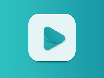 App Icon app blue gradient icon player video