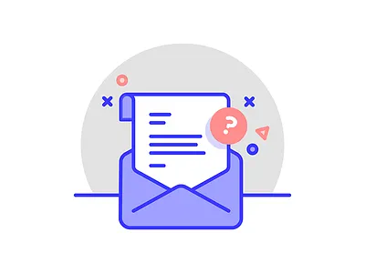 Asking the right questions art dichromatic fun illustration line mailchimp