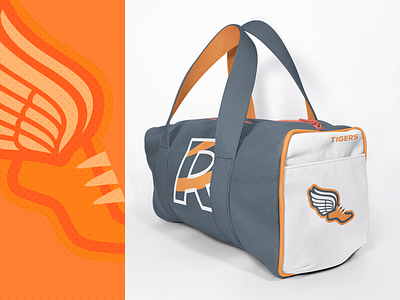 Track Bag logo running sports tigers track bag