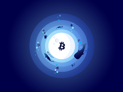 Crypto aquarium aquarium bitcoin crypto fish moon whale