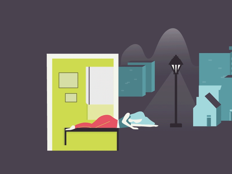 Teen Homelessness animation gif homeless illustration minimal principle vector