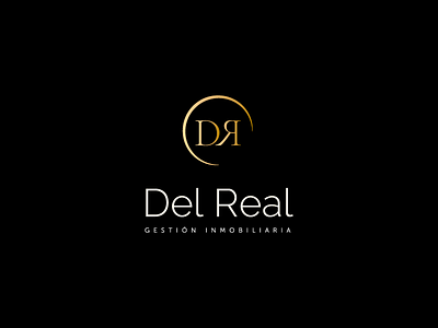 Del Real brand branding design logo logotype type typography vector