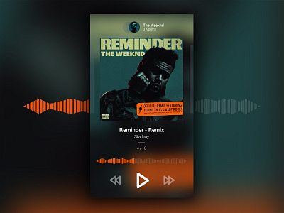 Music Player Concept Design
