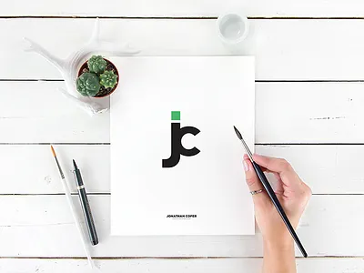 Monogram For Jonathan branding logo monogram