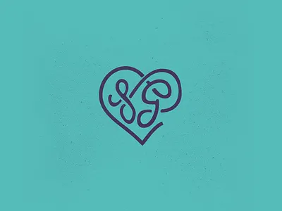 SG branding cannabis cbd heart herbal lettering lettermark logo logomark medical script wellness