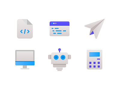 Technology Icons icon illustration technology