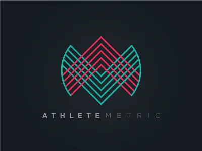 AthleteMetric Branding brand branding identity logo nonprofit sports