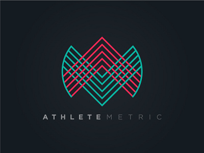 AthleteMetric Branding brand branding identity logo nonprofit sports