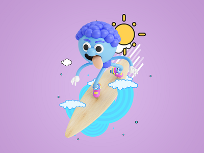 Sorcerer 2d 3d c4d candy character illustration