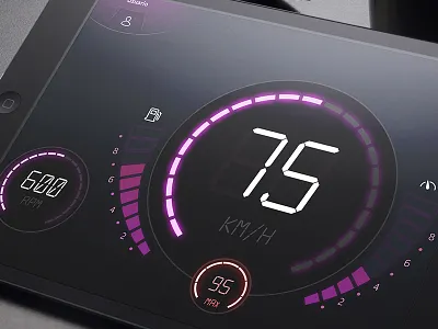 Car Dashboard car dashboard speedometer