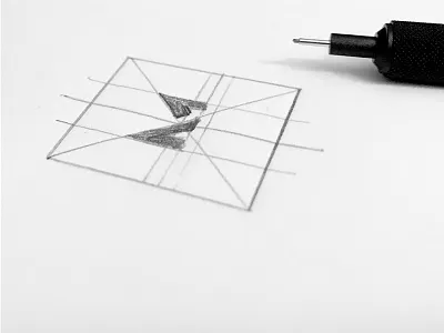 Personal Identity | Monogram (WIP) black brand identity grid system lettering logo design logo mark m minimalistic monogram personal logo white wip