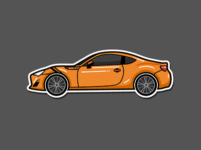 FRS Sticker car gt86 scion sticker toyota