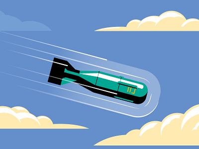 Atomic Illustrations animation atomic explosion gif nuclear run