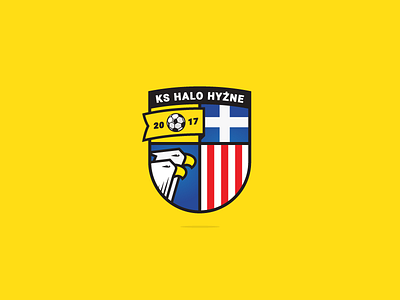 Crest of KS HALO HYŻNE ball crest eagle eagles football halo logo poland soccer