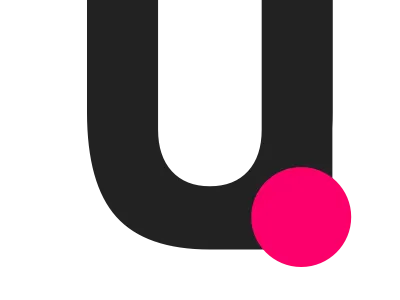 Logo U(dot) brand letter design logo