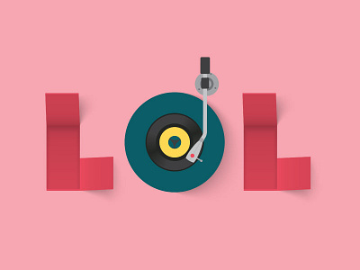 Live Out Loud art illustration illustrator music pastel type vector