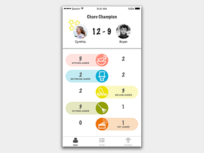 Daily UI 019 - Leaderboard 019 chores daily ui leaderboard mobile ui