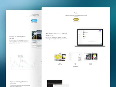 Feature Pages interface membership pricing subscribe subscription upgrade web