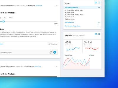 Daily UI #07 - CRM Data chart customer data dashboard data graph info ui