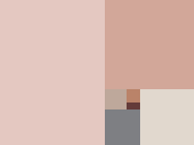 fibonacci color fibonacci golden rule grey mute neutral nude palette pink