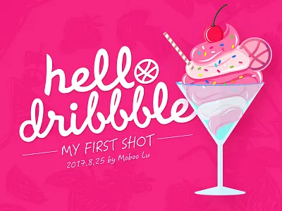 Moboolu dirbbble first shot hello invite