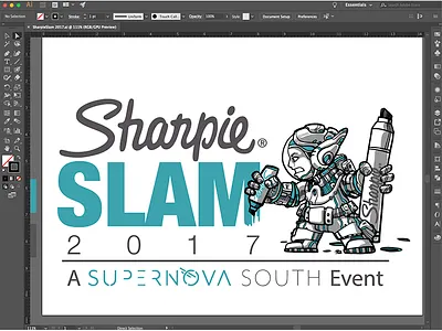 Sharpie Spaceman illustration sharpie vector