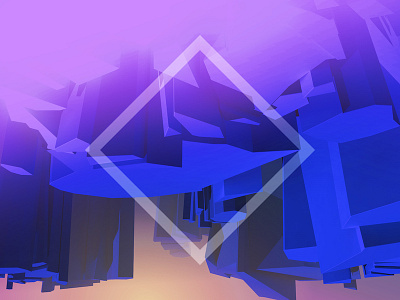 Plateau environment geometric geometry lowpoly shape