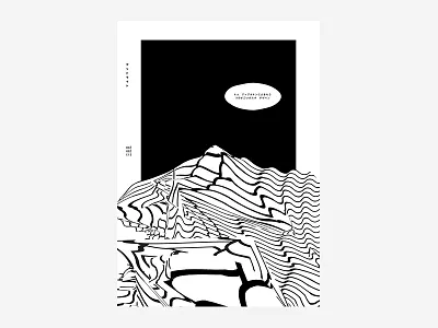 Scape / Deadlight デッドライト Poster series abstract anime black and white colour japanese manga poster poster design tutorial type typography vibrant