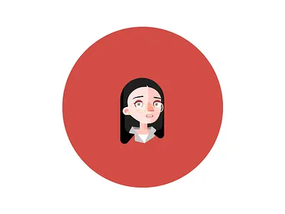 face face female girl glass illustrator woman